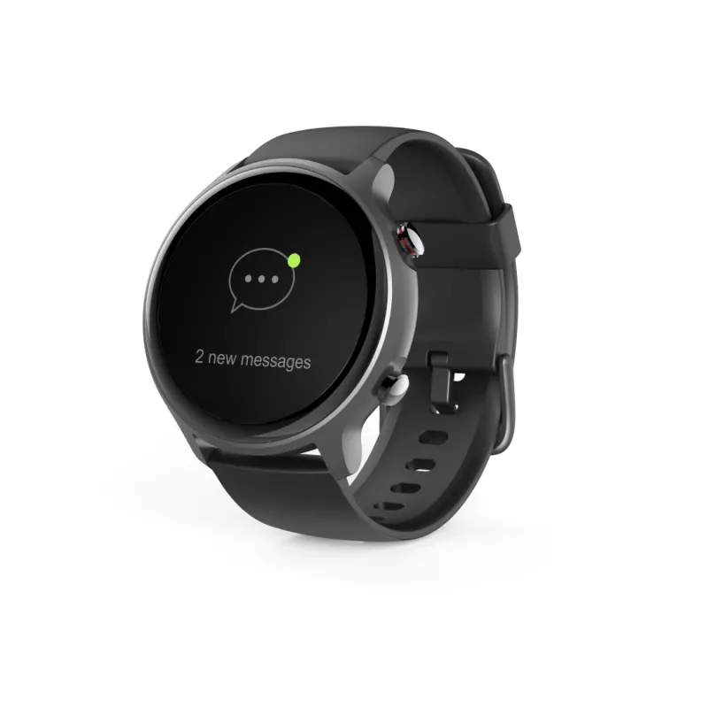 Hama Fit Watch 6910 3.25 cm (1.28 colio) LCD 46 mm skaitmeninis jutiklinis ekranas pilkas GPS (palydovinis)