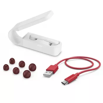 Hama Spirit Pocket ausinės True Wireless Stereo (TWS) į ausis įdedamos Skambučiams / Muzikai Bluetooth Baltos