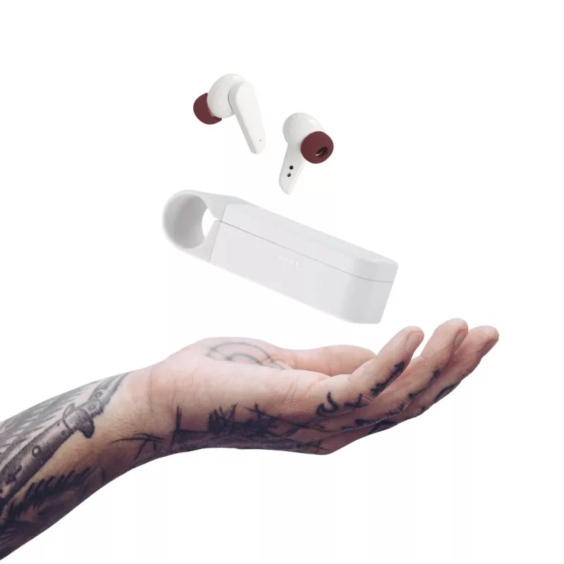 Hama Spirit Pocket ausinės True Wireless Stereo (TWS) į ausis įdedamos Skambučiams / Muzikai Bluetooth Baltos