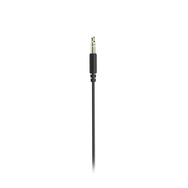 Hama Gloss ausinės su laidu į ausis muzikai juodos, pilkos