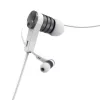 Hama Intense laisvų rankų įranga laidinė į ausis įdedama skambučiams / muzikai sidabrinė, balta