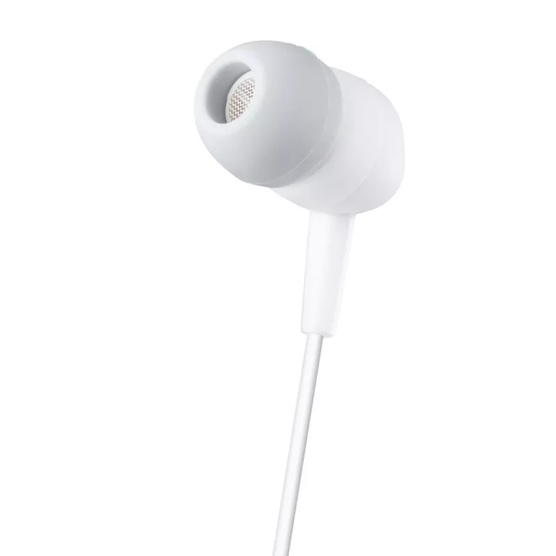 Hama Kooky Wired in-ear ausinės pokalbiams ir muzikai, pilkos, baltos