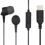 Hama 00184192 ausinės / laisvų rankų įranga Laidinės Į ausis įdedamos Skambučiai / muzika USB Type-C juoda, tamsiai pilka