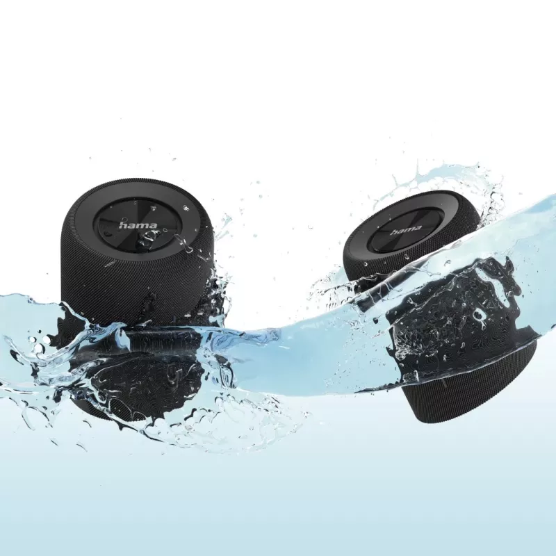 Hama Twin 3.0 stereo nešiojamas garsiakalbis, juodas, 30 W
