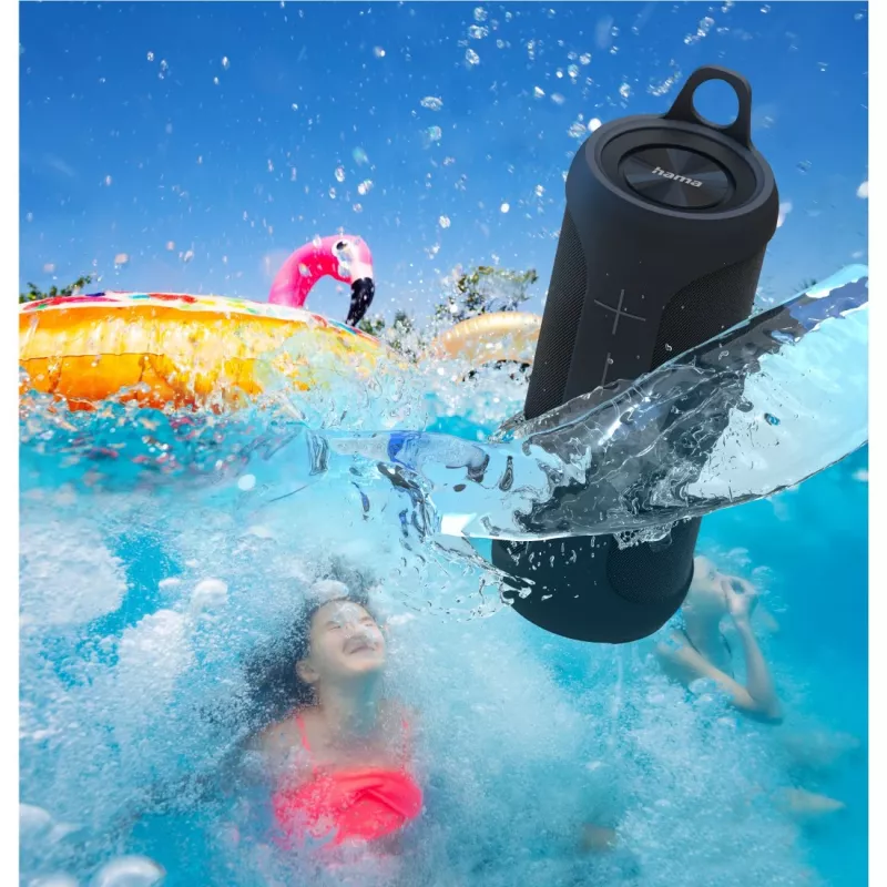 Hama Twin 3.0 stereo nešiojamas garsiakalbis, juodas, 30 W