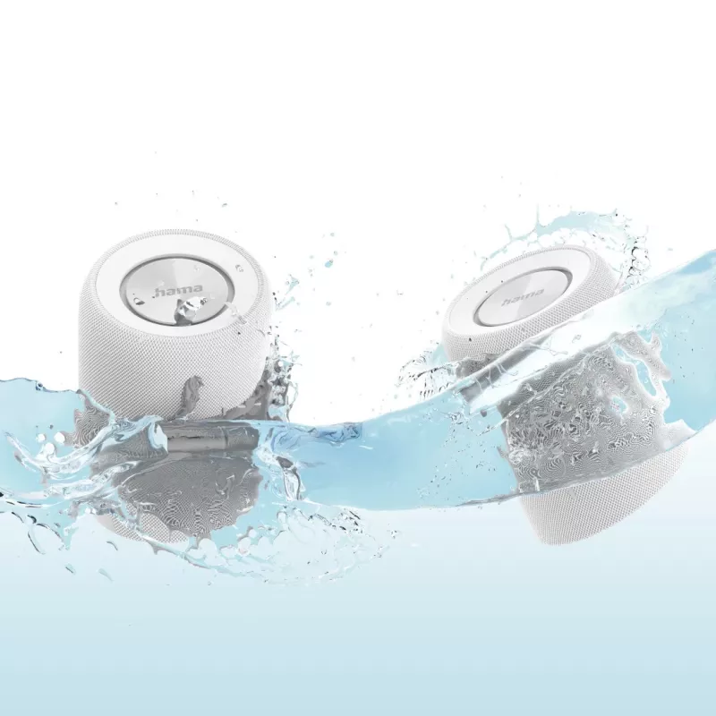 Hama Twin 3.0 Stereo nešiojamas garsiakalbis Baltas 30 W