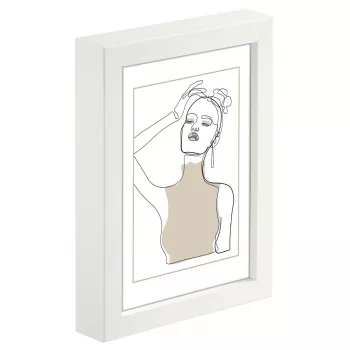 Daugiafunkcis paveikslų rėmelis Hama Copenhagen Baltas Stiklas MDF 270x570 mm