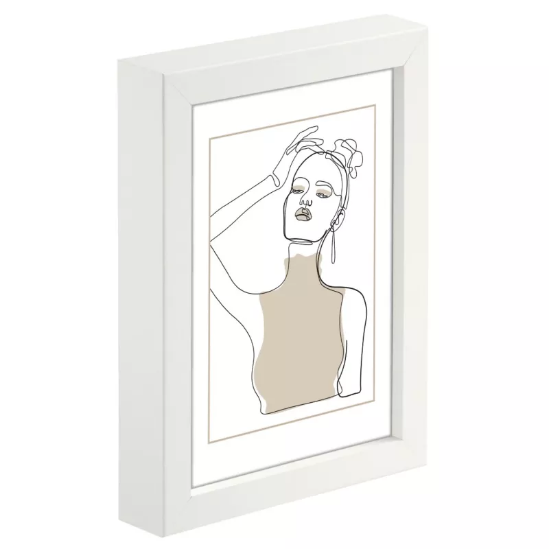 Daugiafunkcis paveikslų rėmelis Hama Copenhagen Baltas Stiklas MDF 270x570 mm