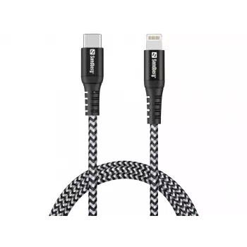 Sandberg Survivor USB-C PD>Lightning 1M laidas 1m 28g