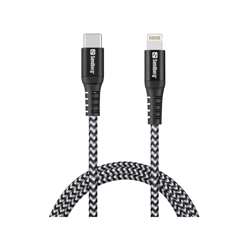 Sandberg Survivor USB-C PD>Lightning 1M laidas 1m 28g