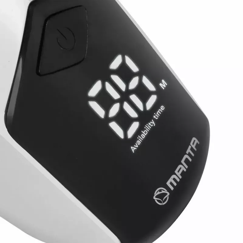 Manta HS-01BK Shavio galvos ir barzdos skustuvo rinkinys, juoda / chromuota