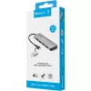 Sandberg USB-C/A į 4xUSB 3.0 šakotuvas aliumininis 5000 Mbit/s