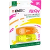 USB atmintinė Emtec C410 Neon 16 GB Type-A 2.0 oranžinė geltona