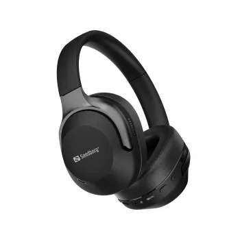 Sandberg Wireless Travel Headset ANC+ENC, belaidis, skambučiai/muzika, 228 g, ausinės, juoda