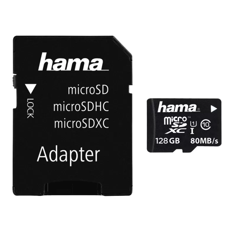 microSDXC Hama 128 GB UHS-I 10 klasė 00124158