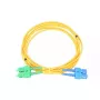 Extralink Patchcord SC/UPC į SC/APC, vienmodis G.652D, dvipusis PVC 3mm, 1 m