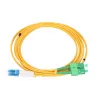 Extralink vienmodis dvipusis komutacinis kabelis SC/APC į LC/UPC G.652D 3 mm, 10 m
