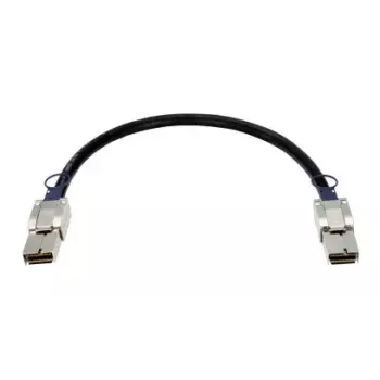 Tinklo kabelis D-Link CXP 120G, 0,5 m, CXP kištukas–CXP kištukas, juodas