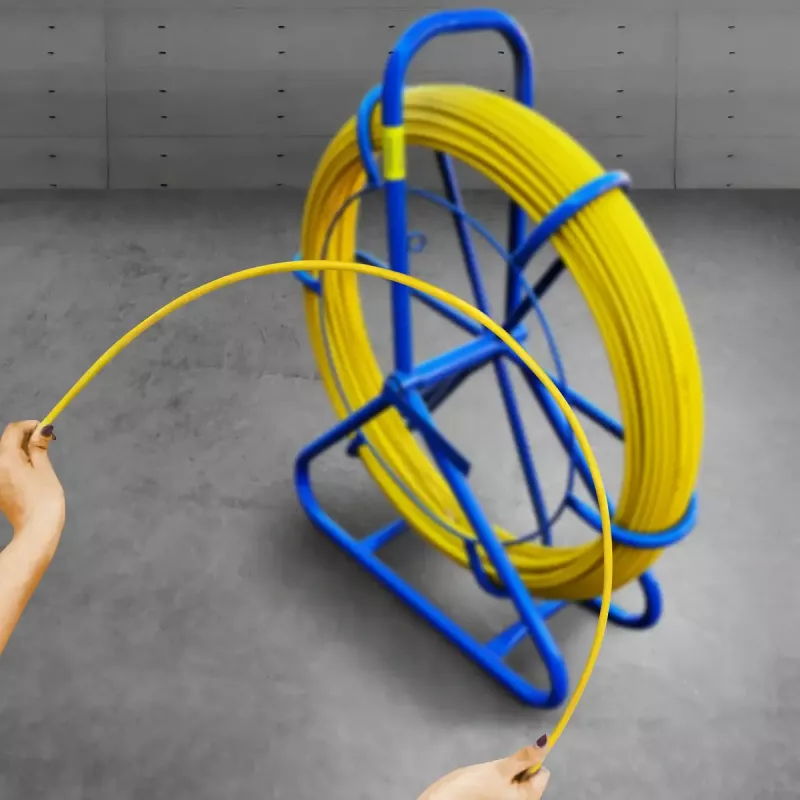 Kabelių traukimo strypas Extralink Pilot 3,8 mm 25 m stiklo pluoštas FRP geltonas