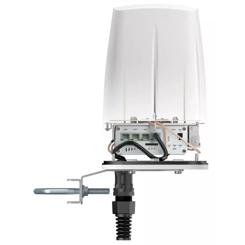 Įvairiakryptė tinklo antena QuWireless QuSpot PoE/LAN 4 dBi, 0,694–6 GHz, vertikali poliarizacija