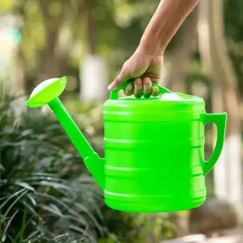 Laistytuvas Extralink Juoda Forest 10L ovalus plastikinis su purkštuvu laistymui