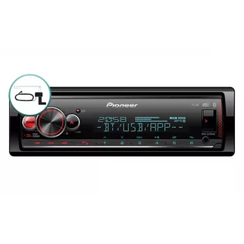 Automobilinis medijos imtuvas Pioneer MVH-S520DABAN 200 W Bluetooth juodas
