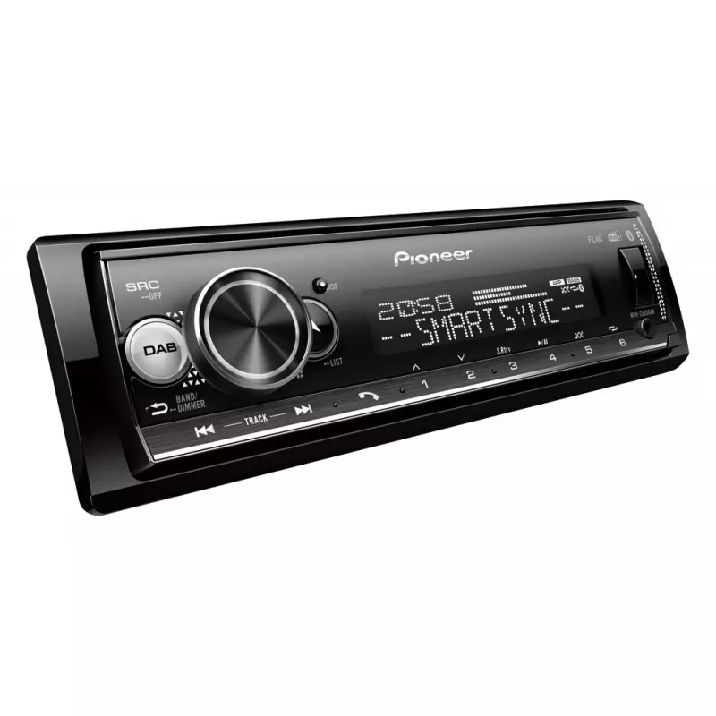 Automobilinis medijos imtuvas Pioneer MVH-S520DABAN 200 W Bluetooth juodas