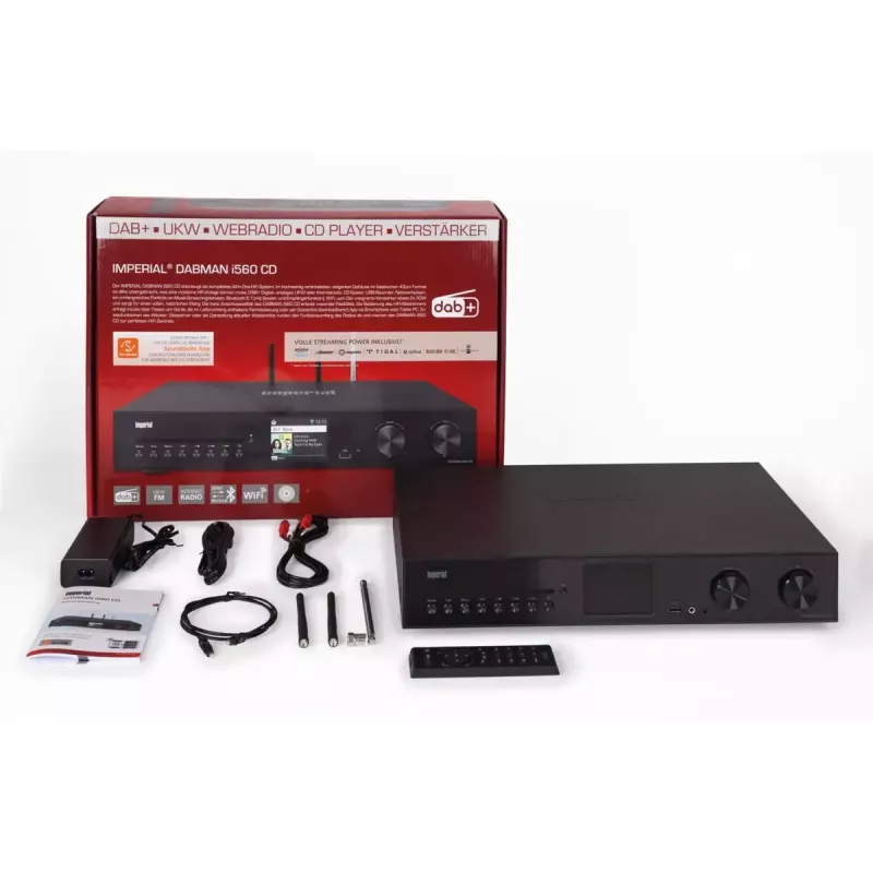 Interneto radijas Imperial DABMAN i560 CD skaitmeninis 60W DAB+