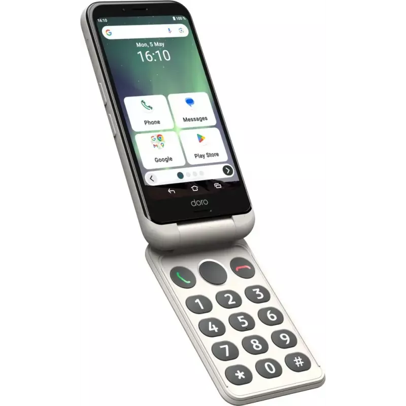 Išmanusis telefonas Doro Aurora A20 4,5 colio 4 GB 64 GB juoda balta