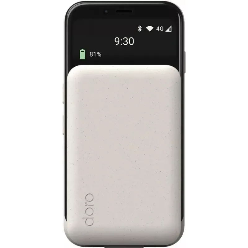 Išmanusis telefonas Doro Aurora A20 4,5 colio 4 GB 64 GB juoda balta