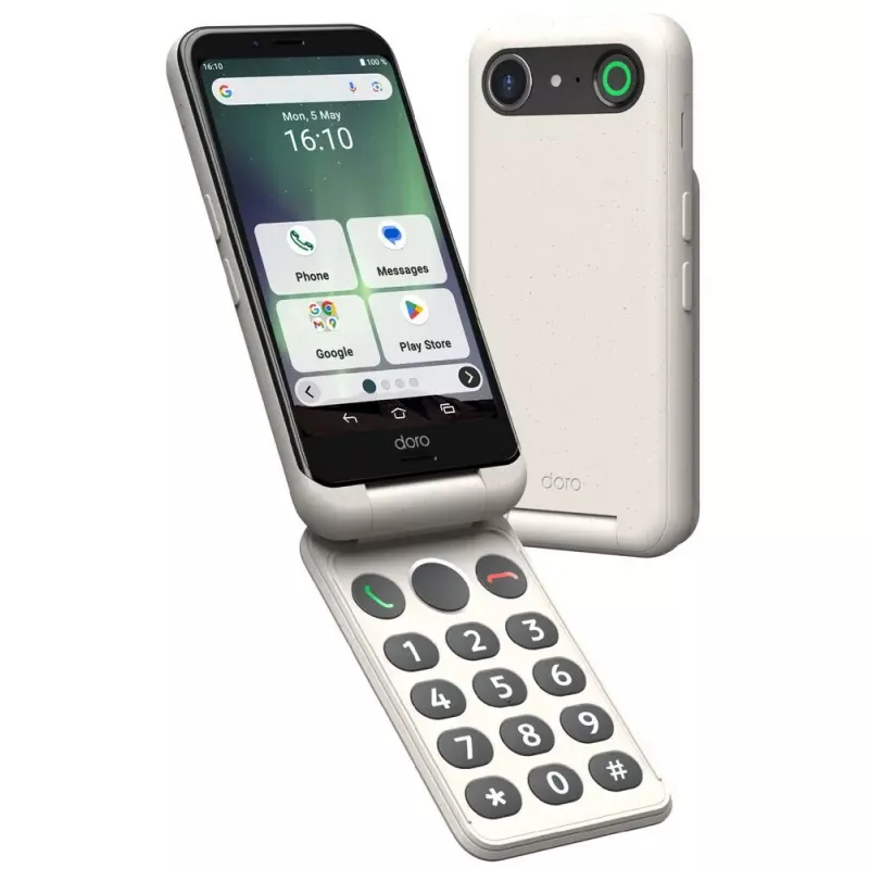 Išmanusis telefonas Doro Aurora A20 4,5 colio 4 GB 64 GB juoda balta