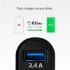 Automobilinis kroviklis SBS Mobile TECR2USB24AFAST — automobilinis USB kroviklis, maitinimas iš cigarečių žiebtuvėlio, universalus, juodas