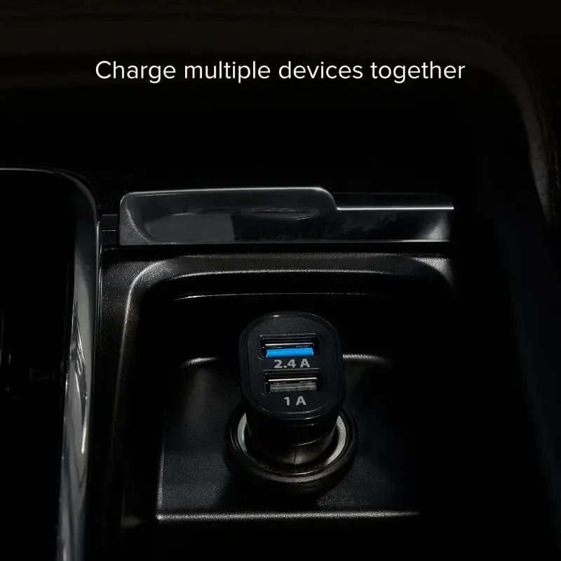 Automobilinis kroviklis SBS Mobile TECR2USB24AFAST — automobilinis USB kroviklis, maitinimas iš cigarečių žiebtuvėlio, universalus, juodas