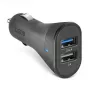 Automobilinis kroviklis SBS Mobile TECR2USB24AFAST — automobilinis USB kroviklis, maitinimas iš cigarečių žiebtuvėlio, universalus, juodas