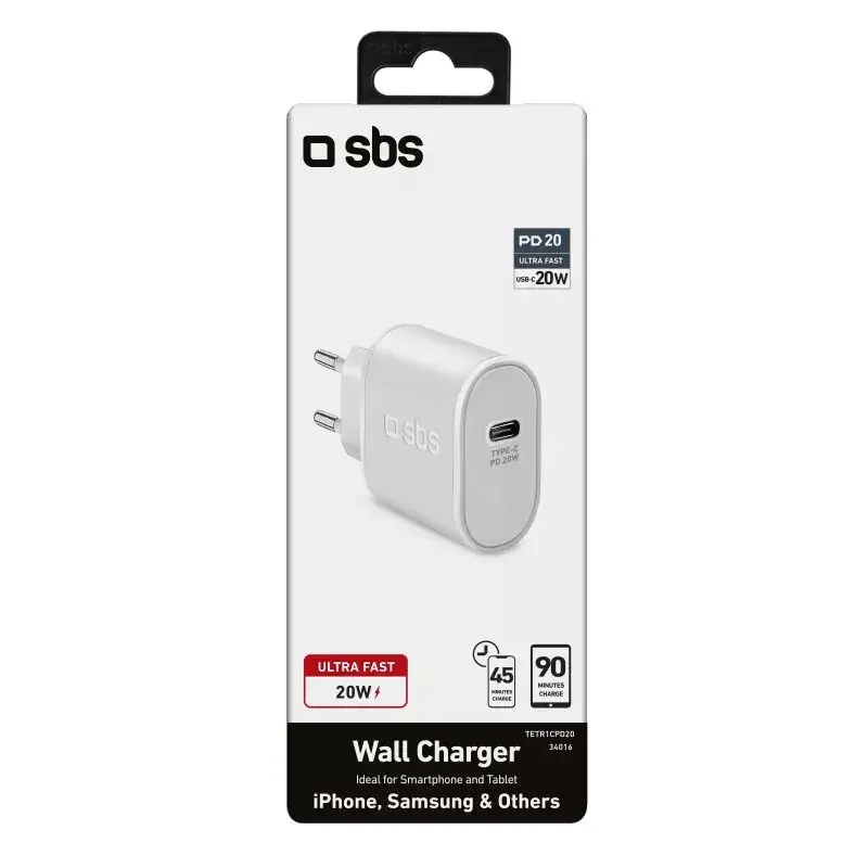 Maitinimo įkroviklis SBS 20W Power Delivery įkroviklis