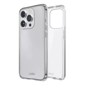 Mobiliojo telefono dėklas SBS TESKINIP1661PT, skirtas iPhone 16 Pro, 16 cm, permatomas