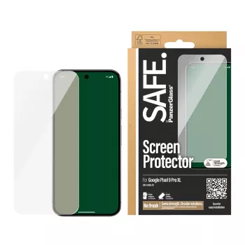 Ekrano apsauga PanzerGlass SAFE. by ® Google Pixel 9 Pro XL Ultra-Wide Fit atspari įbrėžimams ir smūgiams