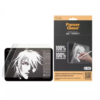PanzerGlass ® GraphicPaper® Ekrano apsauga iPad Mini 8,3 col. (2021, 2024) | Itin platus pritaikymas
