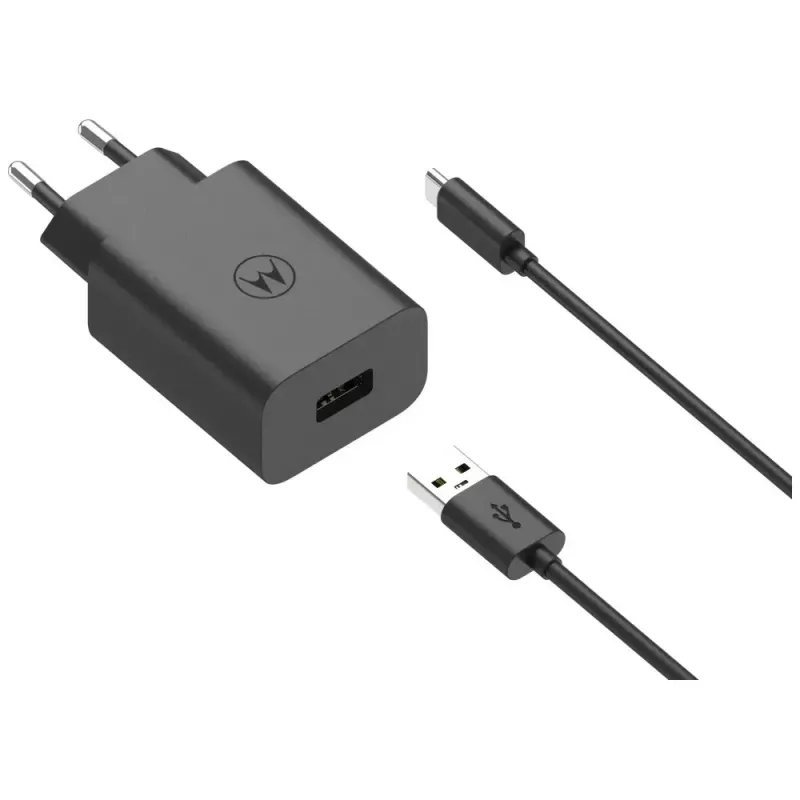 Motorola TurboPower 33W ausinės, ausinės su mikrofonu, mobilusis telefonas, išmanusis telefonas Juodas Kintamoji srovė Greitas įkrovimas Vidinis