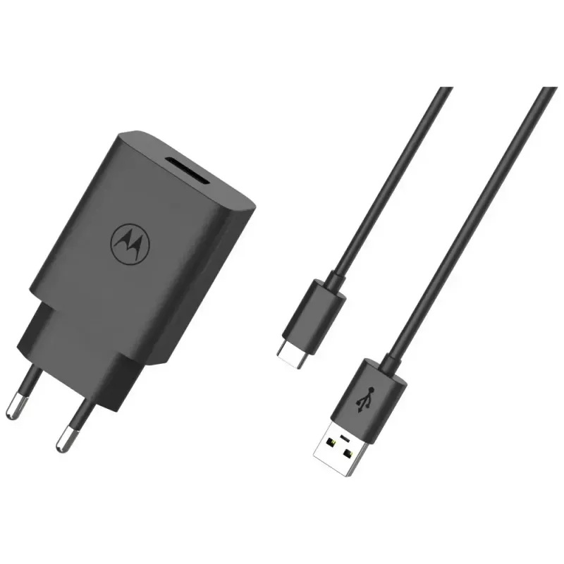 Motorola TurboPower 33W ausinės, ausinės su mikrofonu, mobilusis telefonas, išmanusis telefonas Juodas Kintamoji srovė Greitas įkrovimas Vidinis