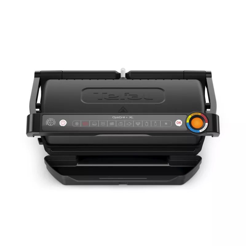 Kontaktinis grilis Tefal Optigrill+ XL GC727810 2000W, stačiakampis, reguliuojamas termostatas, juoda, 445×365×175mm