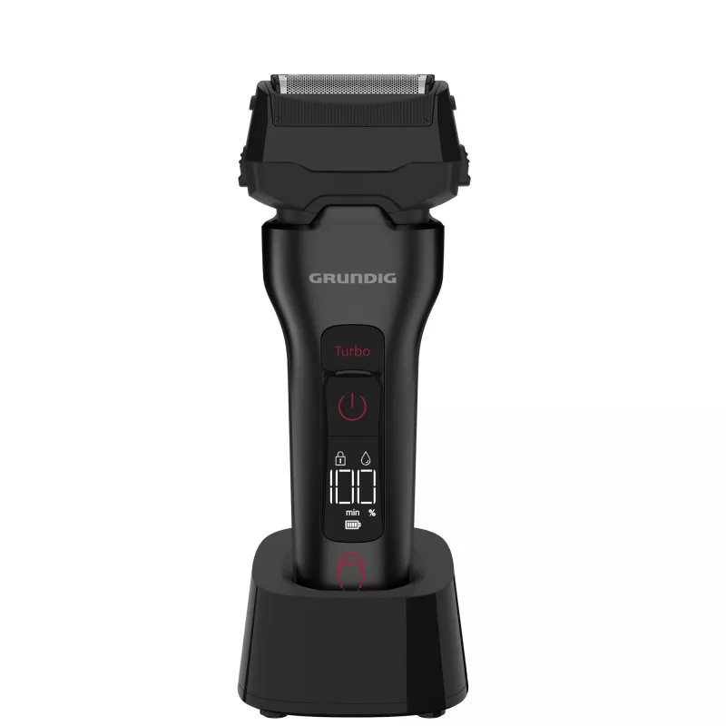 Foil skustuvas Grundig MS 9330 Juoda Raudona Baterija USB 90 min
