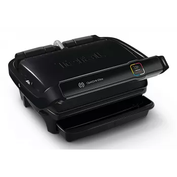 Kontaktinė grilis Tefal OptiGrill Elite GC7508 juodas, termoplastikas, stačiakampis