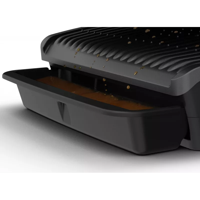 Kontaktinė grilis Tefal OptiGrill Elite GC7508 juodas, termoplastikas, stačiakampis
