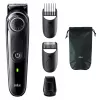 Braun BeardTrimmer 3 Barzdaskutė 3 BT3440, plaunama, baterija, juoda