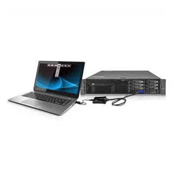 ATEN CV211 nešiojamojo kompiuterio USB KVM konsolės avarinio vežimėlio adapteris