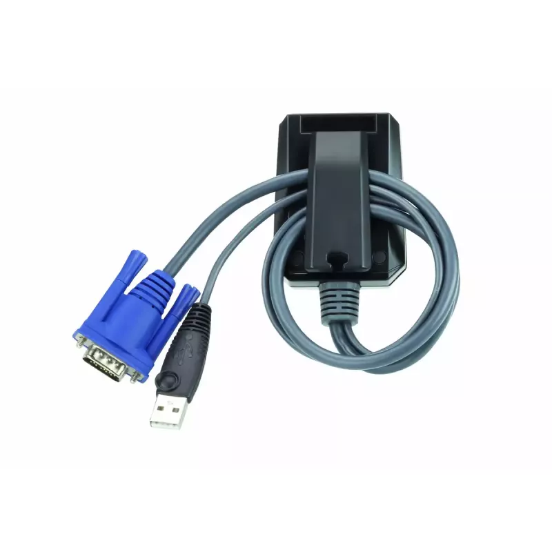 ATEN CV211 nešiojamojo kompiuterio USB KVM konsolės avarinio vežimėlio adapteris