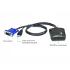 ATEN CV211 nešiojamojo kompiuterio USB KVM konsolės avarinio vežimėlio adapteris