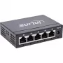 InLine Gigabit tinklo komutatorius 5 prievadų, 1Gb/s, stalinis, metalinis korpusas, be ventiliatoriaus