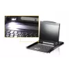 ATEN CL1000N stovo konsolė 48,3 cm (19 colių) juoda 1U